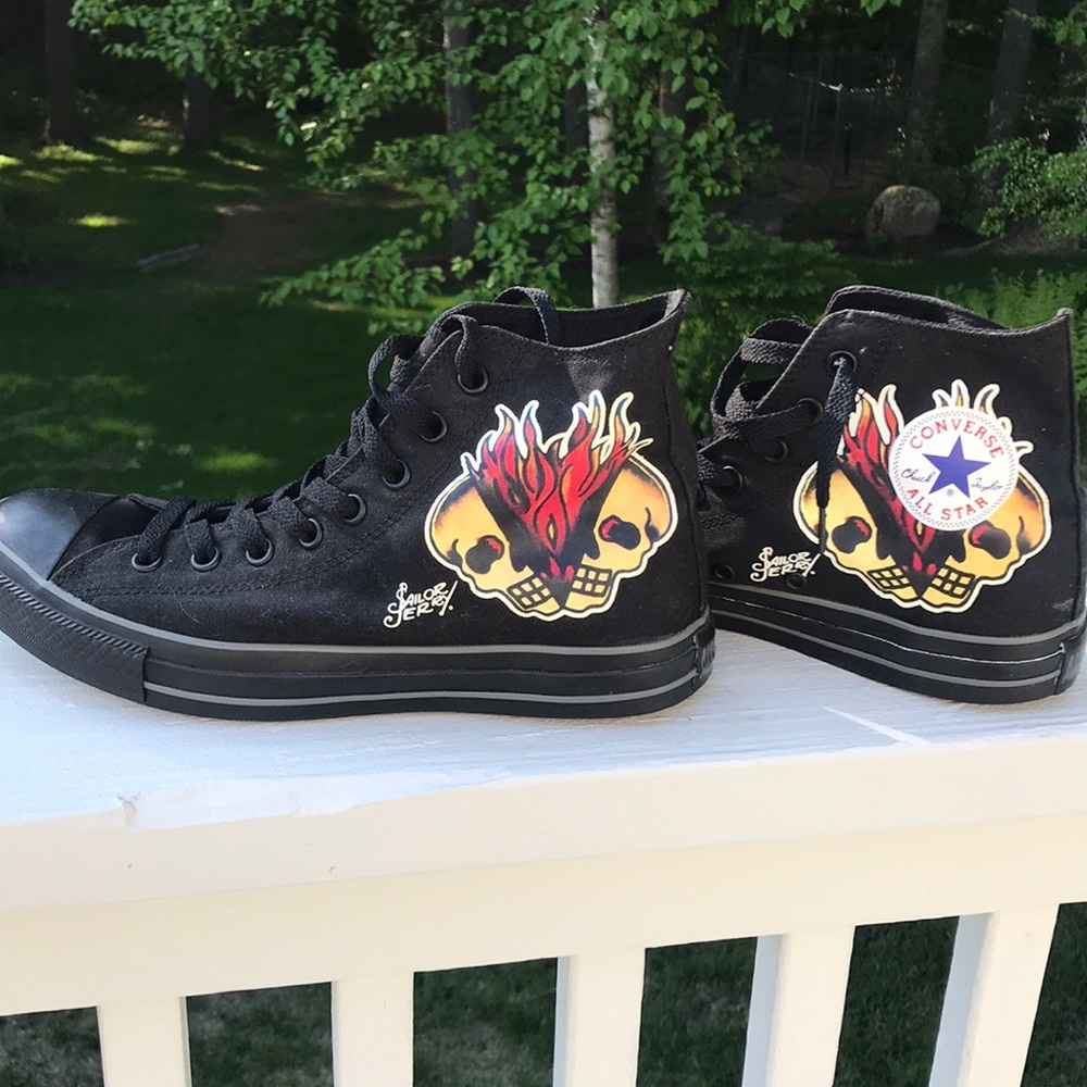 Converse All Star Sailor Jerry hi tops NWOT